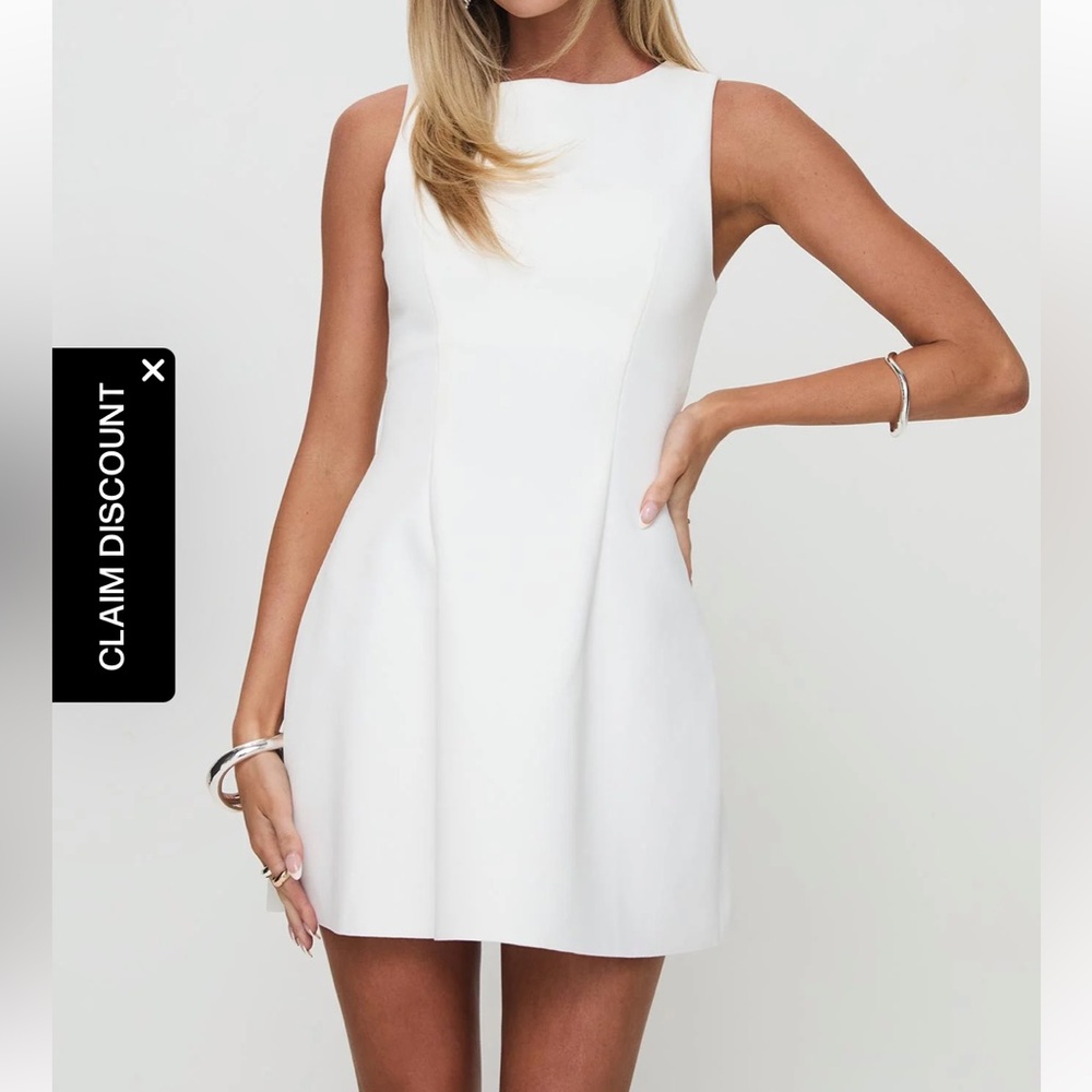 Princess Polly White Anse Mini Dress